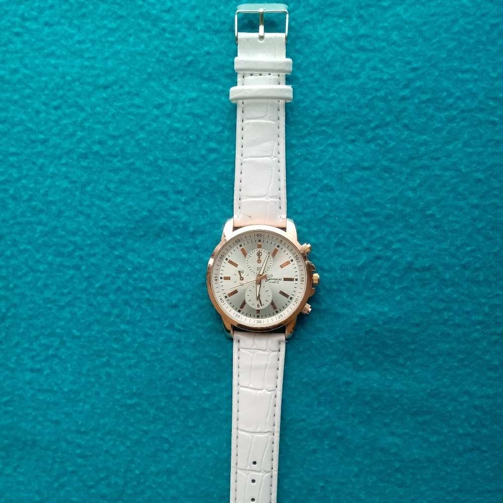 Unisex White Watch